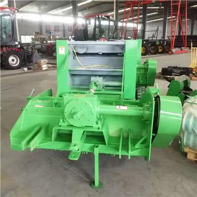 站立玉米秸秆收割粉碎打捆机 全自动粉碎打捆一体机