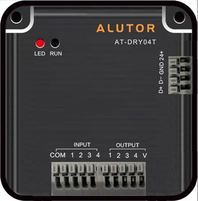 阿尔尤特AT-Dry04四路干接点智能照明控制系统四路输出干接点