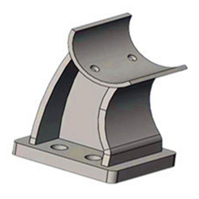 咸阳钢板立柱 防撞护栏立柱