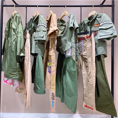 轻奢品牌2020夏款艺华欧秀播田服饰折扣女装走份批发