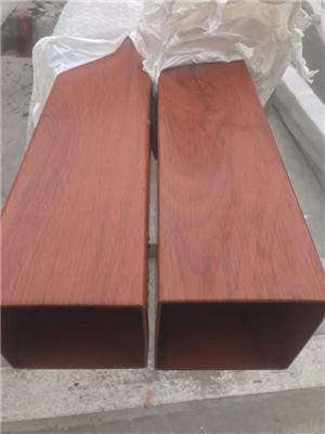 不锈钢木纹管楼梯扶手管不锈钢木纹铁管木头树皮纹方管50*50*1.4