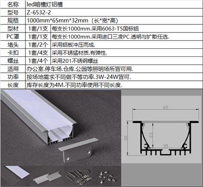 LED吊线灯铝槽大量批发LED吊灯外壳/led pendant light housing