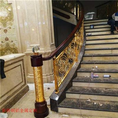 商丘组装铜雕刻楼梯厂家 复古拉丝铜雕刻楼梯设计并不难