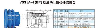 大口径双法兰限位伸缩器报价