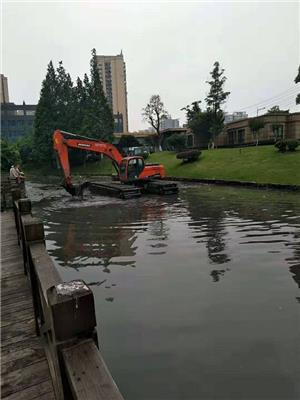 苍南水陆挖掘机租赁 水上挖机出租租赁 水路挖掘机出租公司