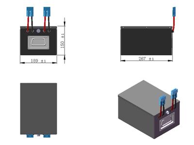 24V40Ah电网巡检机器人