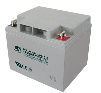 赛特蓄电池12V38AH免维护 BT-HSE-38-12 太阳能 消防应急 UPS电瓶