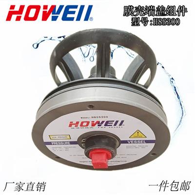 howell反渗透ro8寸h80s300玻璃钢膜壳端盖堵头承压板适配器密封圈