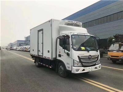 国六蓝牌冷藏车福田欧马可S1厢式4米2冷藏车冷冻保温车