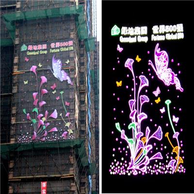 幕墙灯饰画 LED灯夜景造型画 辽源LED灯画厂