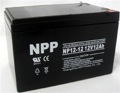 NPP 耐普蓄电池NP12-12太阳能免维护蓄电池 12V12AH