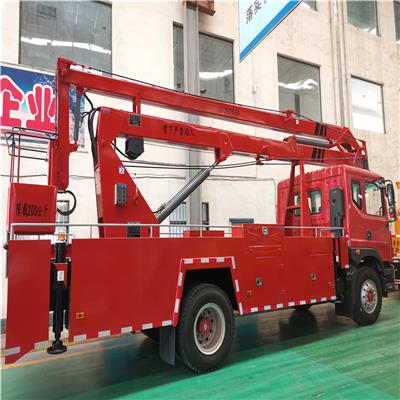 湖北品牌高空作业车厂家 伸缩式20米高空作业车厂家