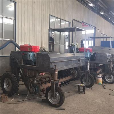 移动轮式翻堆机厂家 黑河移动翻堆机 规格型号