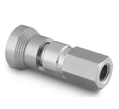 316不锈钢PTFE密封快速接头 SS-QC6-S1-600 用于研究所实验室