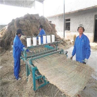 电动节能草帘编织机 自动切边多功能草帘机厂家