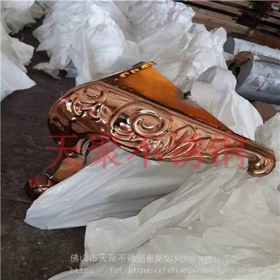 天聚不锈钢量贩式KTV包厢茶几柱 发光KTV茶几脚 镂空管 异型妖娆时尚