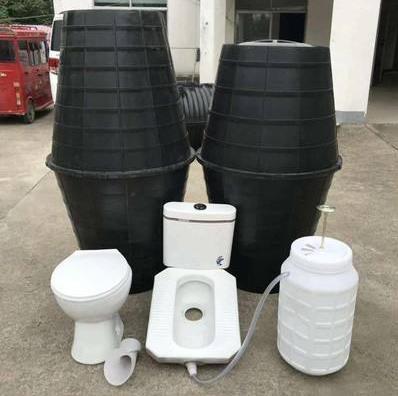 鸡西联塑PE双瓮式化粪池 农厕 韧性强
