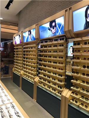 四川各类眼镜展示柜定制-19年展柜制作*