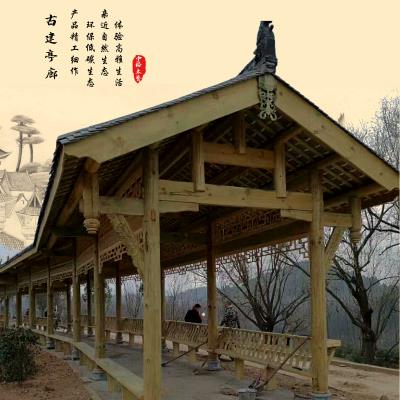 重庆_都选这家防腐木凉亭_承接景观园林防腐木工程