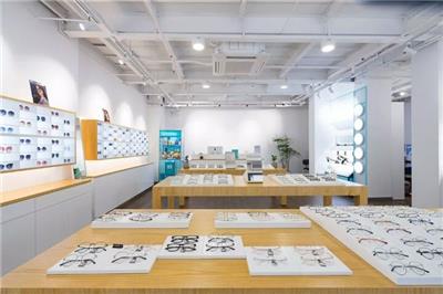 眼镜店装饰，展柜柜台制作