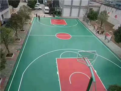 广西巴马硅PU球场具弹性的运动园地