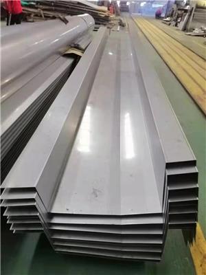 山东不锈钢304厂房**水槽厂家 6米工地水槽折弯加工 304U型水槽生产厂家