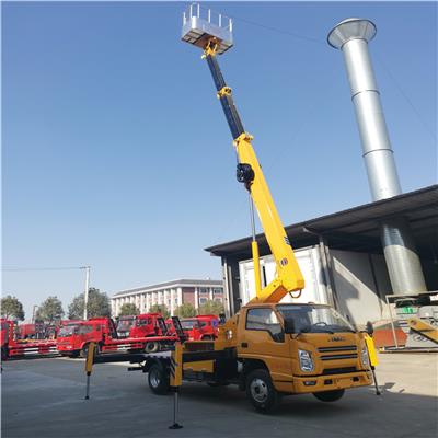 五十铃国六排放的高空作业车 五十铃蓝牌直臂17.5米高空作业车