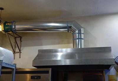 油烟罩 株洲饭店风机维修更换设计安装 长沙霞科厨房设备有限公司