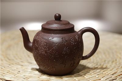 御万壶紫砂壶李芳全手工制作掇只壶工艺师许双军陶刻绘黄金段