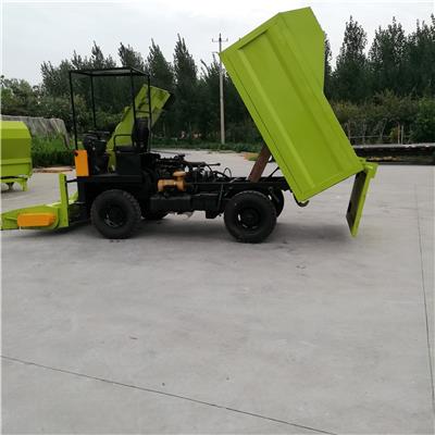 清粪车 养殖牛场粪便清理车 小型自卸式三轮刮粪车