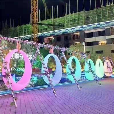 福州灯光展模型海豚定制