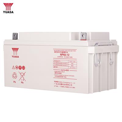 汤浅蓄电池NP65-12 12V65AH铅酸免维护蓄电池 医疗器械/便携式电源/应急消防/机房电源