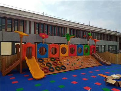 幼儿园实木攀爬设施游乐场所攀爬组合户外拓展设施郑州厂家