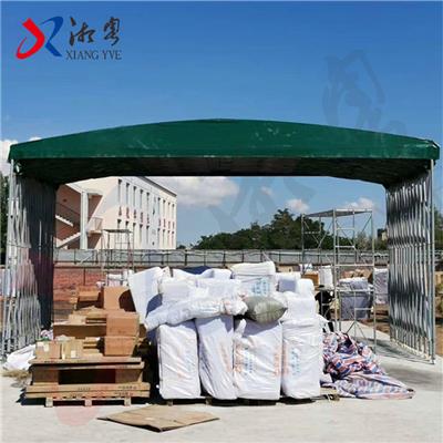 遮阳雨篷 过道电动推拉篷 移动式雨篷 肇庆德庆