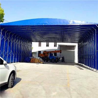 钦州钦南移动雨棚 家用庭院车篷 XYQN-01移动推拉雨棚 多场地应用