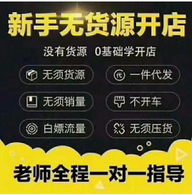 代运营软件 无货源创业 拼多多群店软件