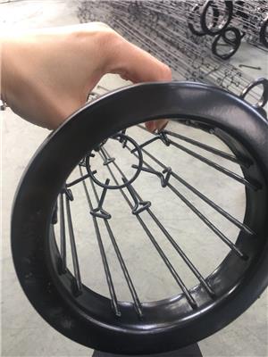电厂双筋褶皱袋笼 耐高温褶皱袋笼 莱氟隆褶皱袋笼规格型号多