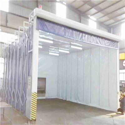 移动式喷漆房 轨道式伸缩房 技术原理详细介绍