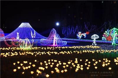 上海幕明承接全国大型灯光展 圣诞新年场景灯光打造