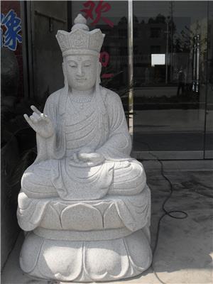 石雕地藏王菩萨 花岗岩材质寺庙供奉坐佛像人物雕塑佛像摆件
