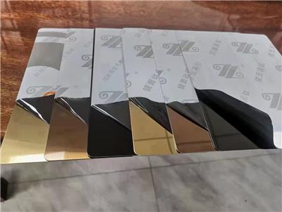 佛山不锈钢304/201彩色不锈钢卷板 不锈钢拉丝玫瑰金彩色钢卷 不锈钢镜面黑钛钢卷 整卷镀色 分条