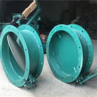 厂家供应不锈钢大型百叶阀 耐高温电动通风蝶阀 圆形风量调节阀