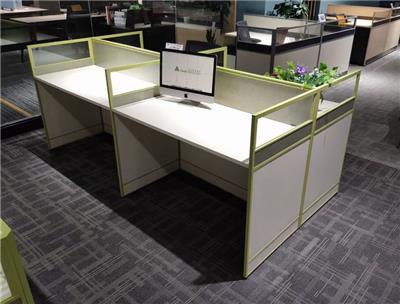 西安办公隔断、四人位屏风办公桌厂家定做批发铝合金屏风卡位