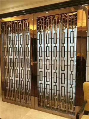 客厅不锈钢屏风图片 防水防火 成为一种新的趋势与潮流