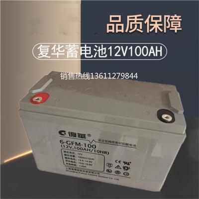 Powerson复华蓄电池6-GFM100货源充足仓库量大12V100AH机房UPS通讯基站储能