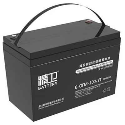 精卫蓄电池6-GFM-100-YT总代理12V100AH直流屏UPS/EPS电源配套电池