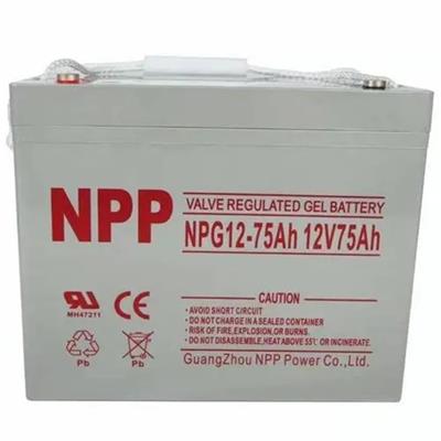 NPP耐普电池NPD12-75Ah规格参数12V75AH铁路/变电站/太阳能光伏储能设备