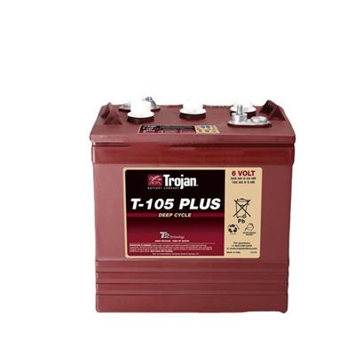 Trojan邱健蓄电池T-105参数报价包邮6V225ah高尔夫/多功能作业车
