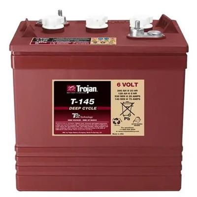 Trojan邱健蓄电池T-125PLUS加液式6V240AH升降机/观光车/高尔夫球车