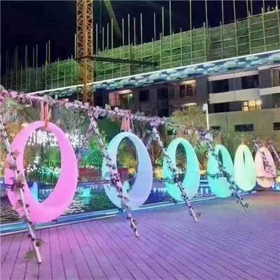 发光秋千发光互动装置秋千